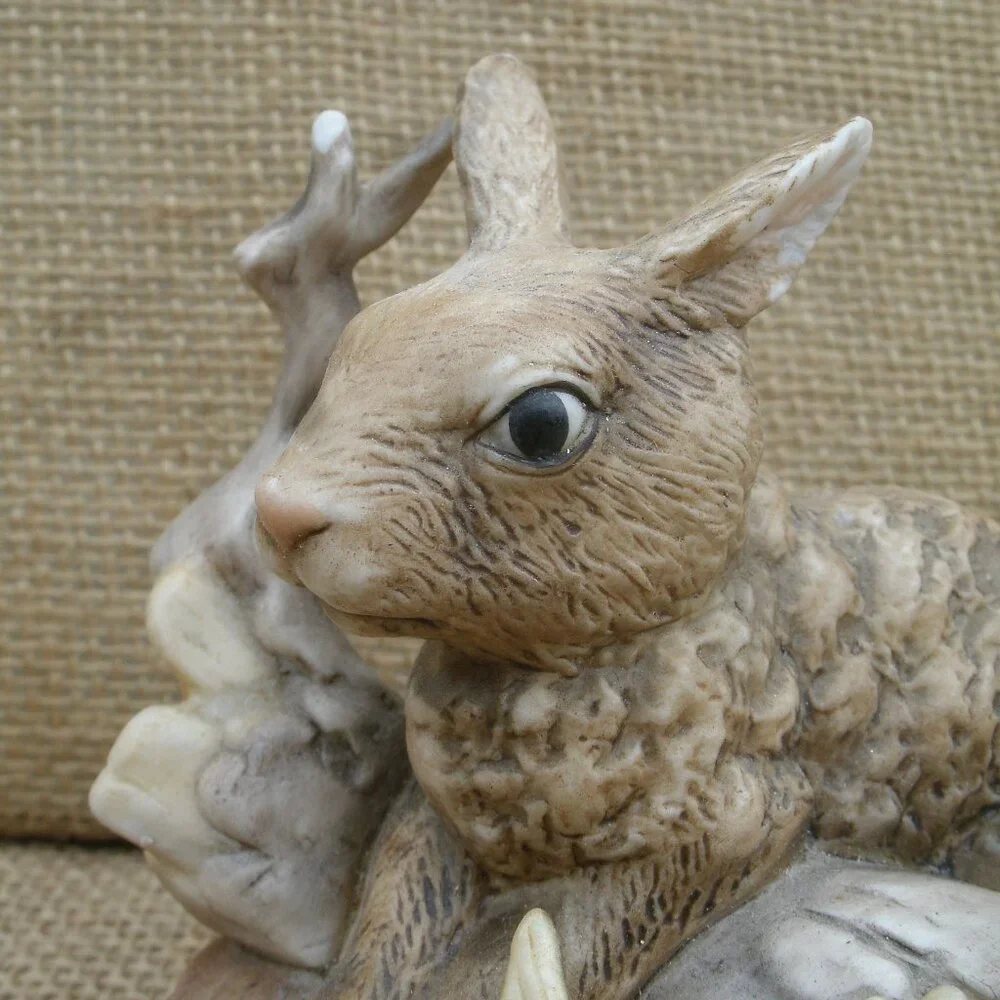 Vintage Homco Porcelain Rabbit Figurine - Picture 11 of 16